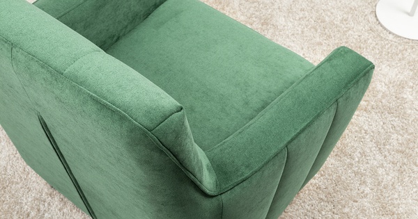 Кресло для отдыха Арно ТК 566 велюр Лаки 20 хвойный зеленый