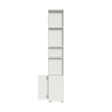 Шкаф торцевой Эйр 16.323 белый PE шагрень, собирается на любую сторону