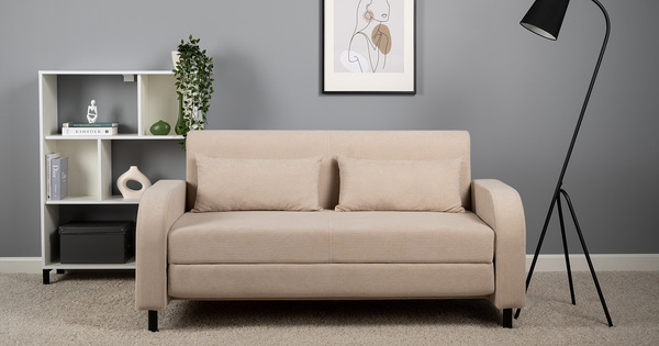 Диван-кровать прямой Киото ТД 780 велюр Epic 12 beige бежевый