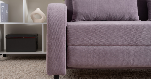 Диван-кровать прямой Киото ТД 782 велюр Epic 65 lilac сирень