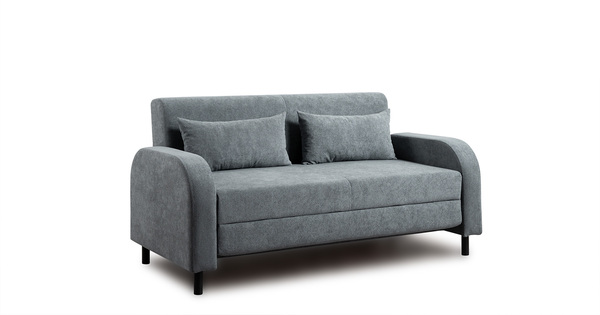 Диван-кровать прямой Киото ТД 783 велюр Epic 83 graphite темно-серый