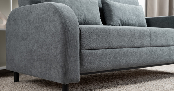 Диван-кровать прямой Киото ТД 783 велюр Epic 83 graphite темно-серый