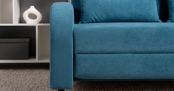 Диван-кровать прямой Киото ТД 784 велюр Epic 75 azuro синий