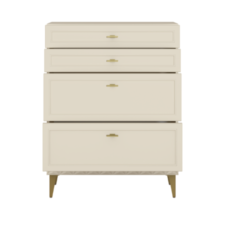 Гостиная Марион композиция 1 слоновая кость С341 PE, слоновая кость 6898 ПВХ, белый PE шагрень (собирается на любую сторону)