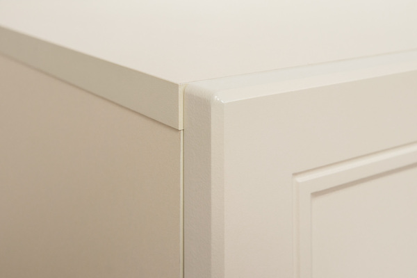 Шкаф угловой Марион 16.339 слоновая кость С341 PE, слоновая кость 6898 ПВХ (собирается на любую сторону)