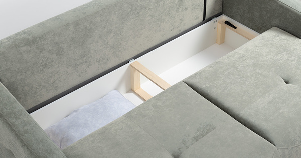 Диван-кровать прямой Марсель ТД 700 велюр Aura 17 зеленый