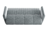 Диван-кровать прямой Монако велюр Кашемир 994 принт камень серо-синий антикоготь  с пружинным блоком (высота опор - 120мм)