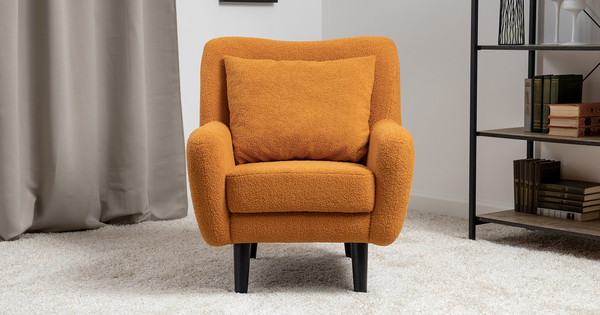 Кресло для отдыха Шон ТК 272 велюр Romeo 05 оранжевый