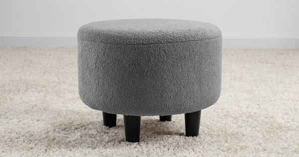 Пуф Шон ТП 273 велюр Romeo 06 серый