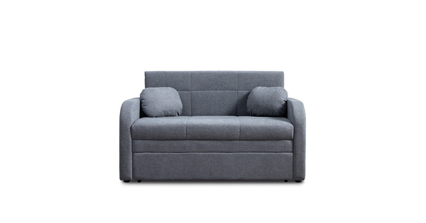 Диван-кровать прямой Тео (120) ТД 909 велюр Danco 995 серый