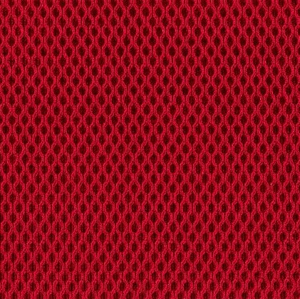 Кресло на колесах Эксперт Т эрго ткань-сетка красное, подлокотник пластик Т образный, крестовина пластик, без качания