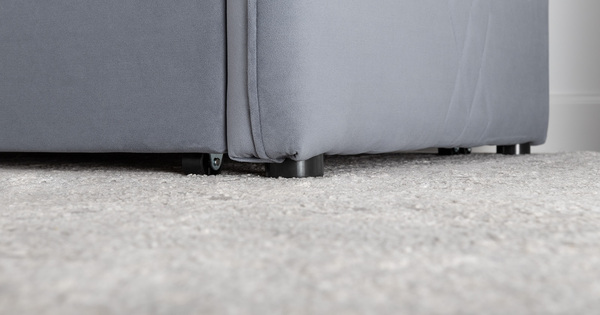 Диван-кровать прямой Юта (120) ТД 520 велюр Вивальди 12 сине-серый